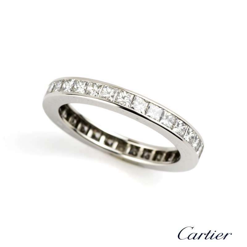 Cartier 18k White Gold Diamond Full 